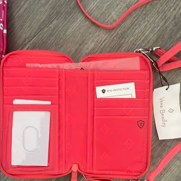 Lilly Pulitzer Pink Tote and Vera Bradley Crossbody Bag Set BOTH NEW NWT - Picture 5 of 7